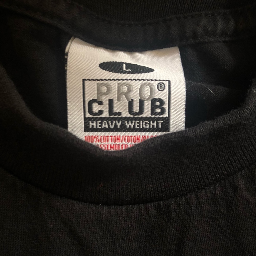 BLACK PRO CLUB LONG SLEEVE (Crew Neck)